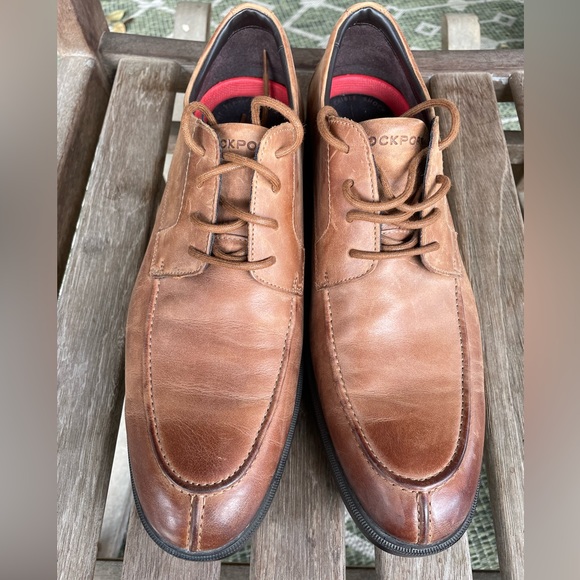 Rockport 11.5W two-toned tan/brown shoes - Picture 2 of 9